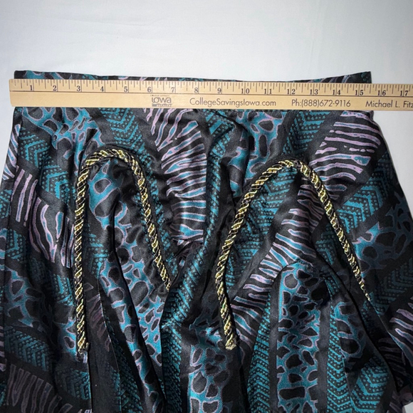 Endless Rose Mixed Animal Print Flared Mini Skirt Gold Rope Swag Size L Festival - Picture 4 of 9